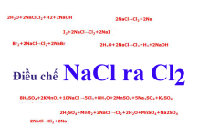 điều chế NaCl ra Cl2